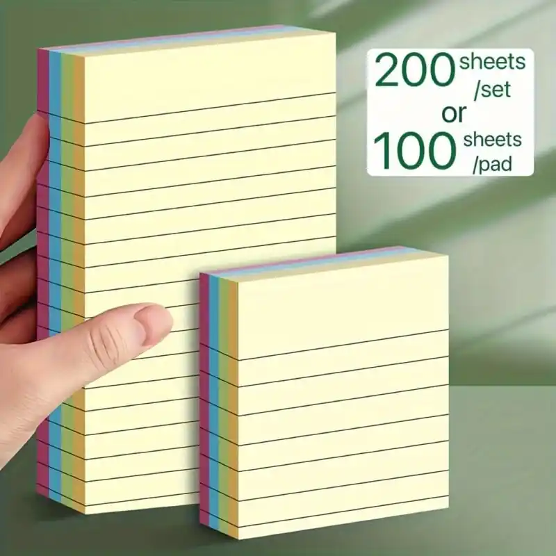 Colorful 100sheet Sticky Note Pads Perfect For Office School Home
