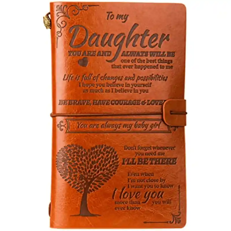 Vintageinspired Faux Leather Sketchbook Journal 136 Sheets Dividers