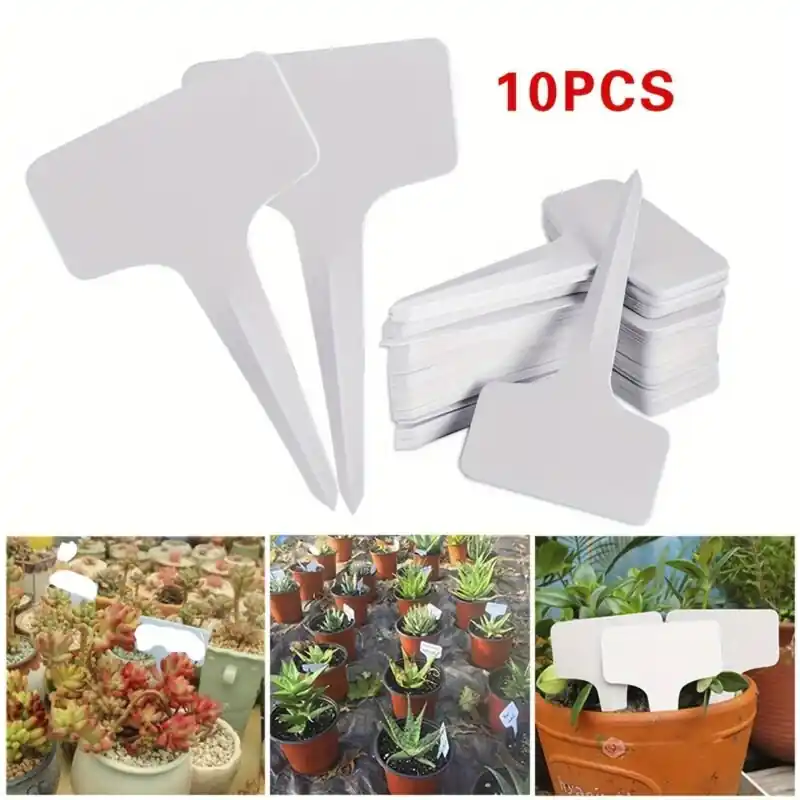 10pcs Garden Plant Labels Durable Plastic Sorting Tags For Plants