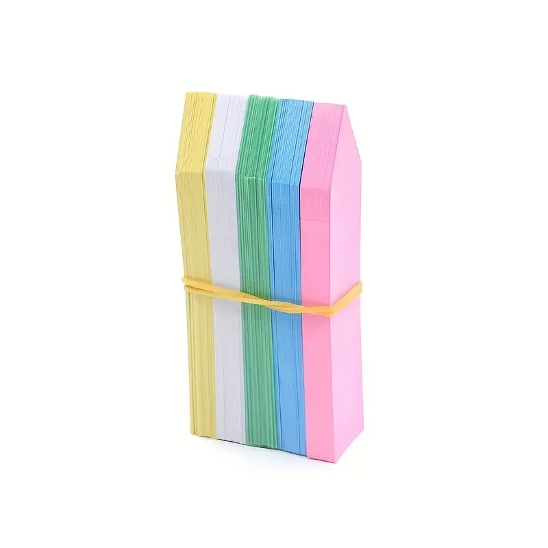 60pcs 4inch Multicolor Plastic Garden Plant Tags Nursery Markers