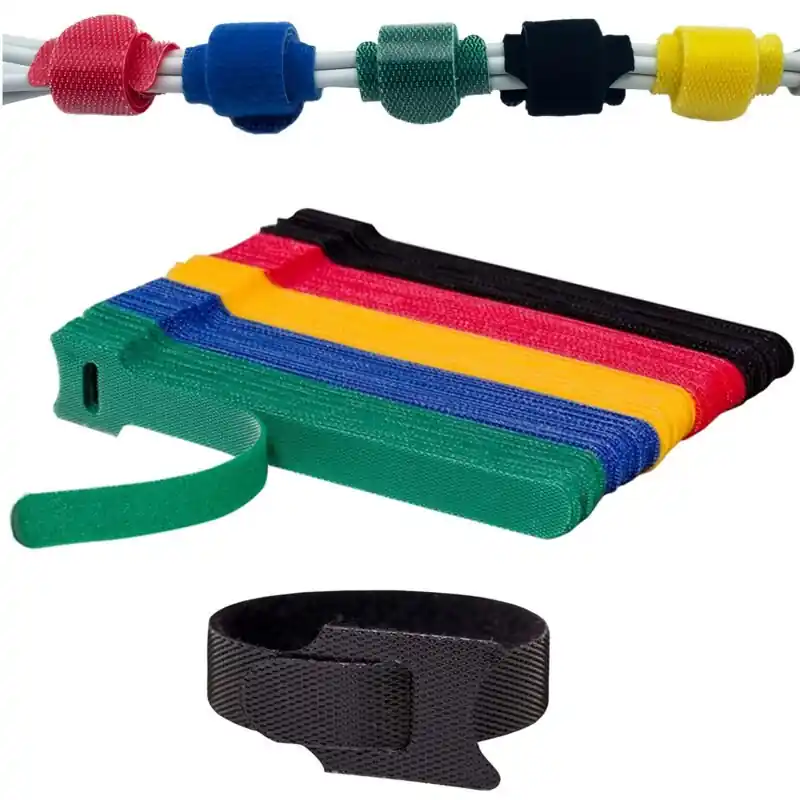 Assorted Color Adjustable Reusable Cable Ties 6inch Antiscratch Sunproof