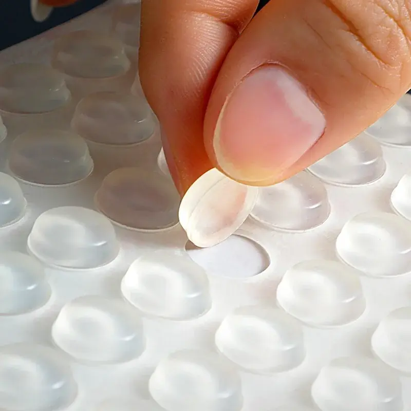 100pcs Clear Waterproof Anticollision Tape Durable Adhesive For Concrete