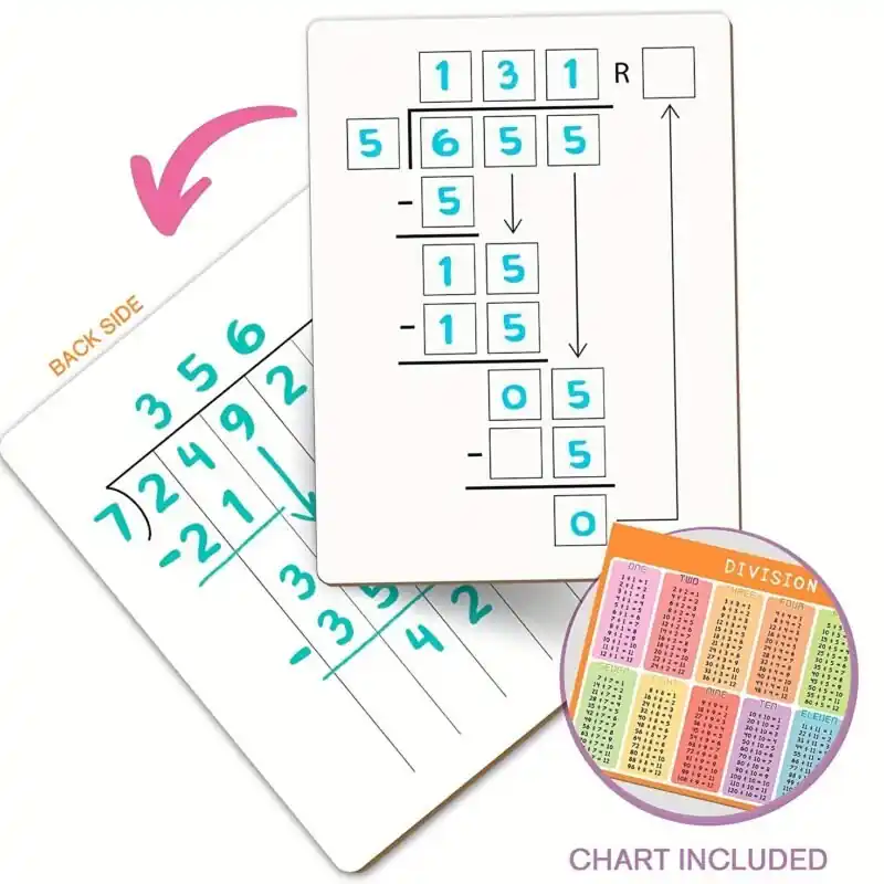 9×12 Inch Double Sided Portable Dry Erase Whiteboard Classroom Home
