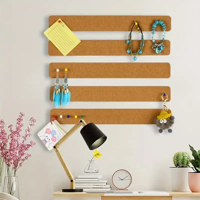 Selfadhesive Cork Strips With Felt Backing Home Office Classroom