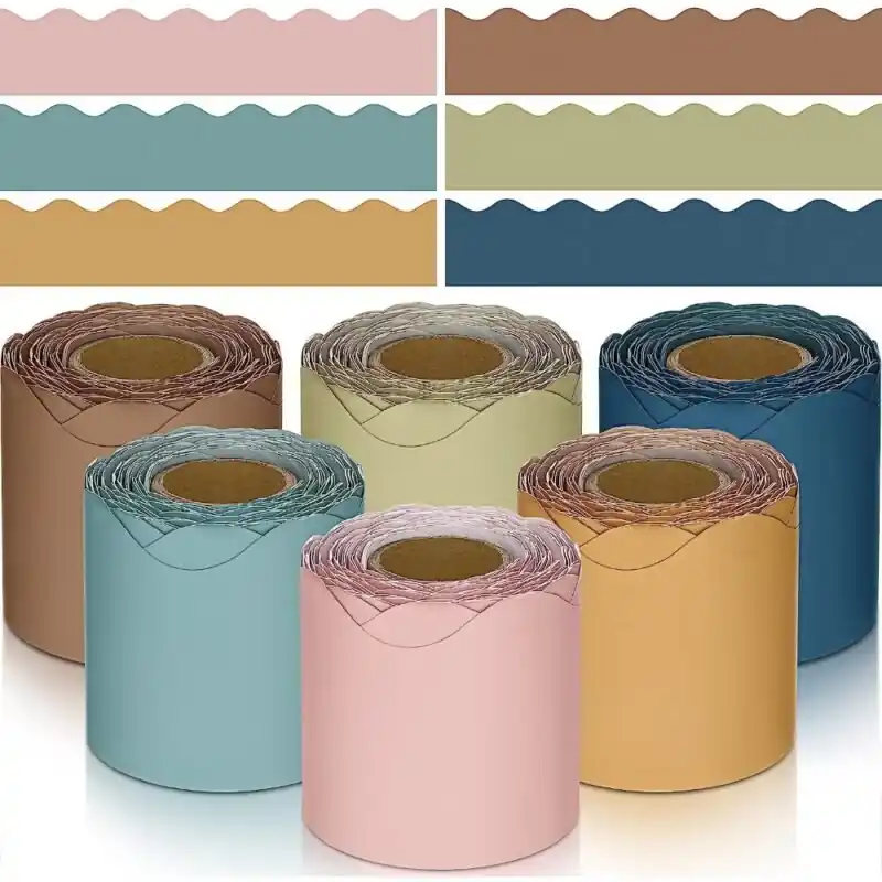 Vibrant 328 Ft Fanshaped Classroom Bulletin Board Border Decoration