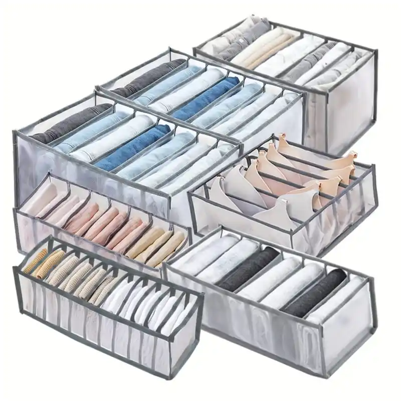Foldable Clothes Organizer Bag Multifunctional Storage Solution For Closet