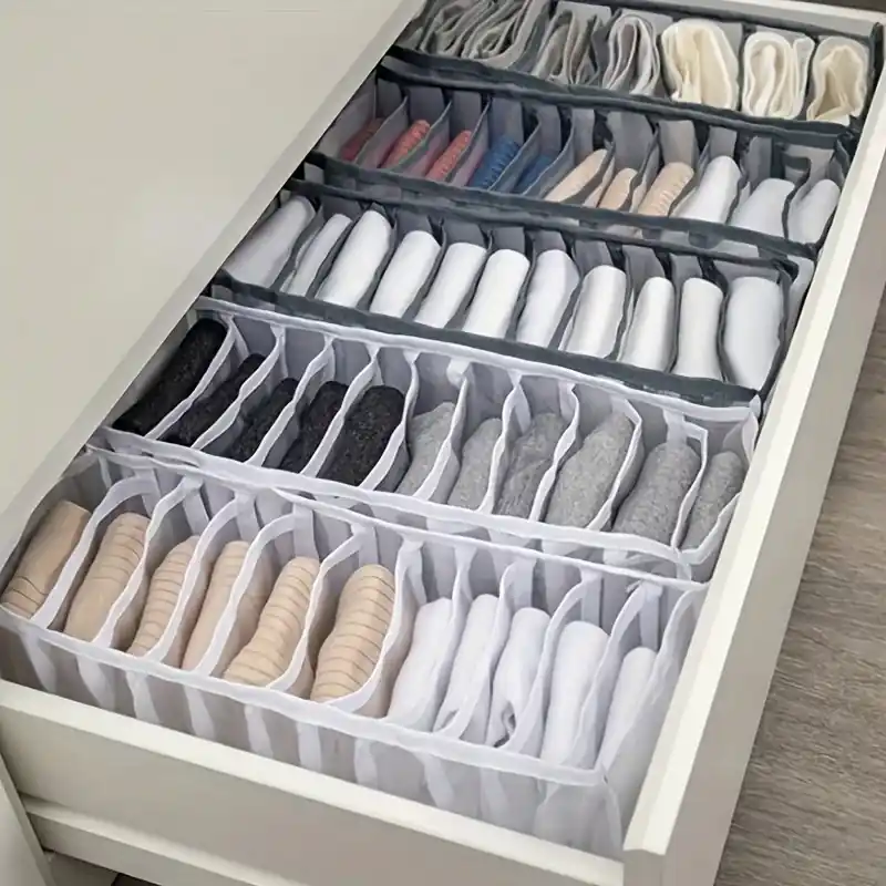 Lightweight Mesh Closet Organizer Versatile Grid Storage Container