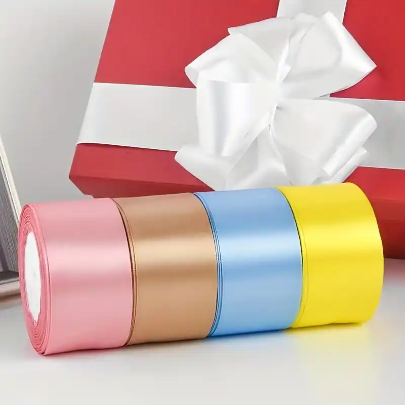 Silk Stain Ribbon 25 Yards For Gift Party Decorations