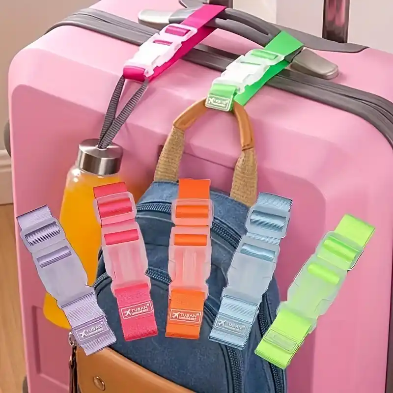 Adjustable Colorful Luggage Belt With Release Buckle Travel Accessories