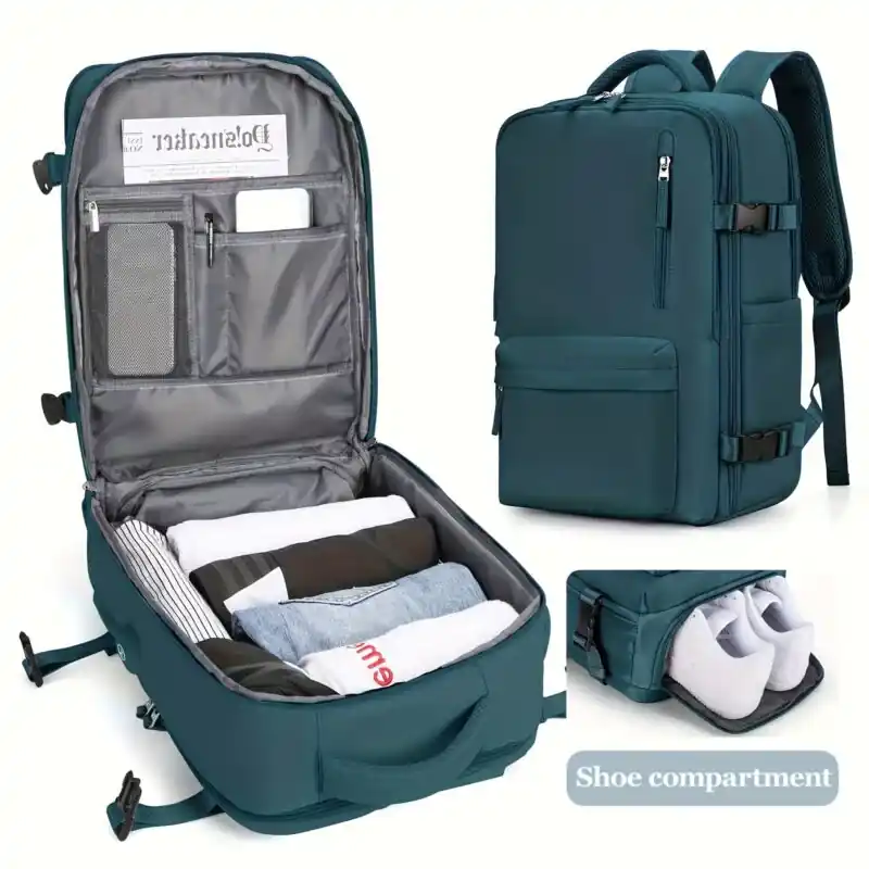 Airlineapproved Large Waterproof Travel Backpack Business Hiking Laptop Bag