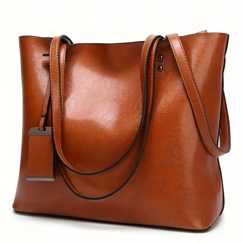 Vintage Leather Crossbody Handbag With Laptop Compartment Perfect Gift