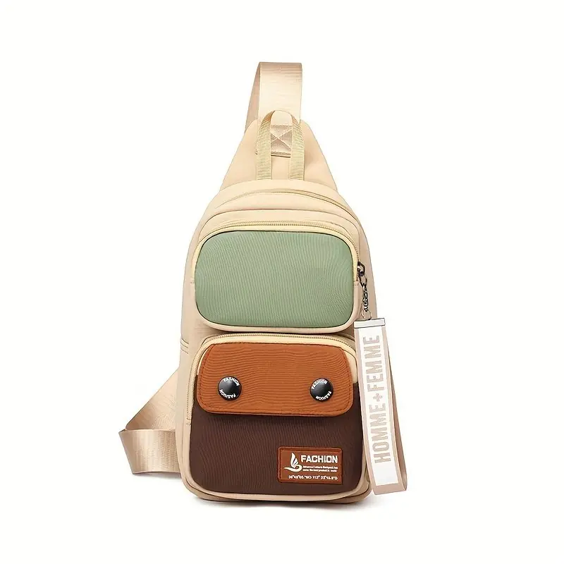 Multifunctional Outdoor Sports Chest Bag Fashionable Casual Messenger Bag