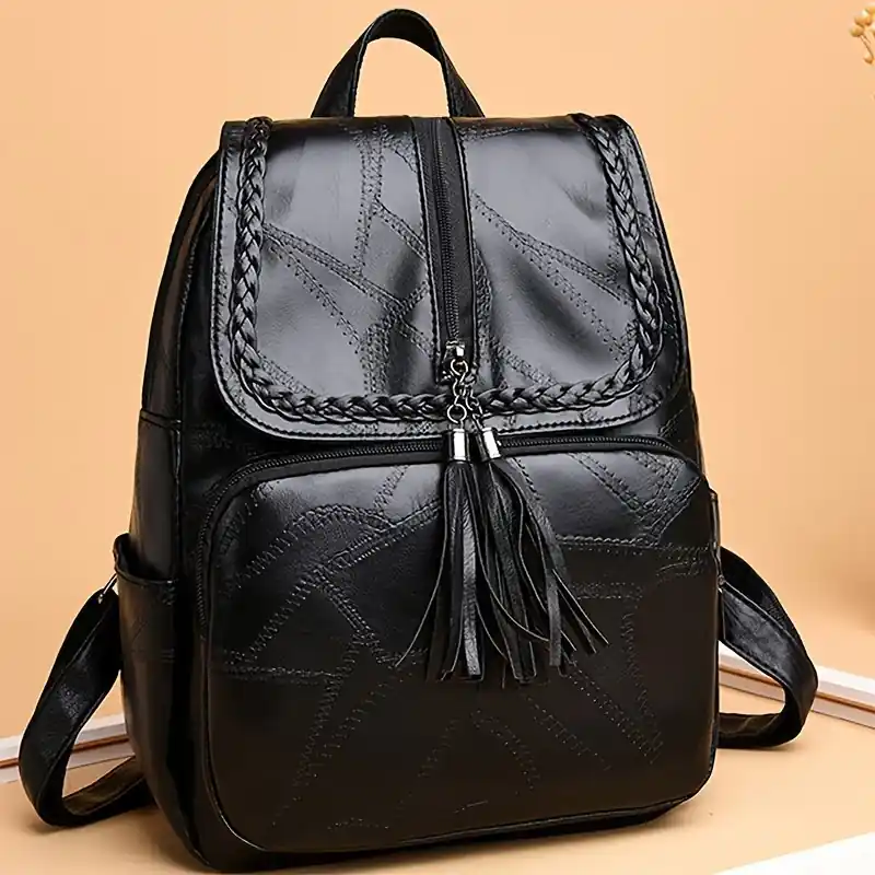 Stylish Womens Soft Pu Leather Backpack Perfect For Travel School