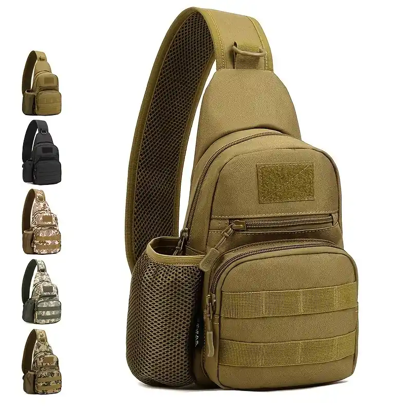 Multifunction Nylon Shoulder Bag Hiking Trekking Camping Fishing Backpack