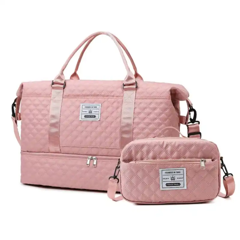 Spacious Travel Duffle Bag Gym Yoga Weekender Luggage Organizer