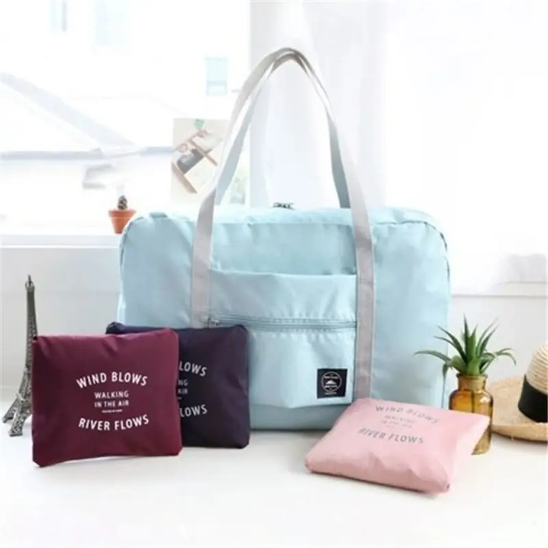 Large Waterproof Folding Travel Luggage Bag With High Capacity Storage