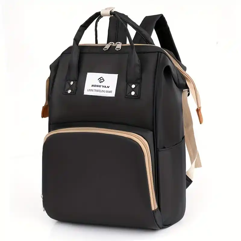 Large Waterproof Multilayer Diaper Backpack Travel Bag For Dads