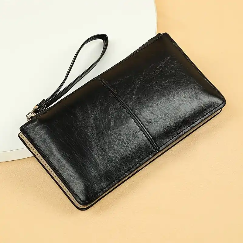 Womens Trendy Long Wallet Handbag Multifunctional Card Holder Phone Coin Purse