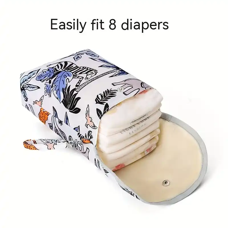 Portable Multifunctional Diaper Bag For Moms Lightweight Easy Storage