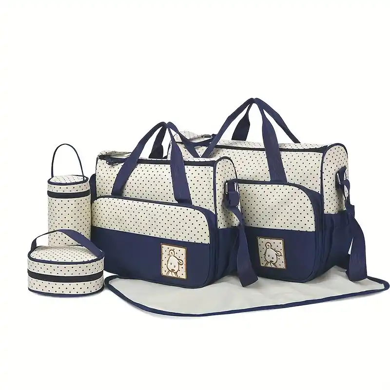 5piece Waterproof Multifunctional Mommy Bag Set Perfect Gift