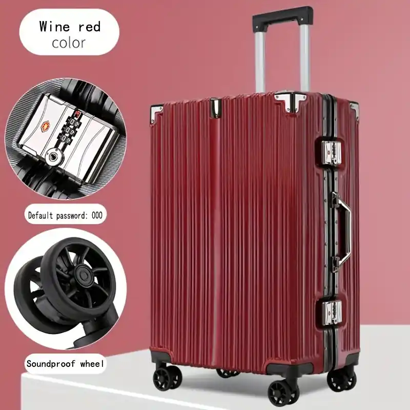 Durable Largecapacity Abspc Luggage With Universal Wheels And Nontsa Lock
