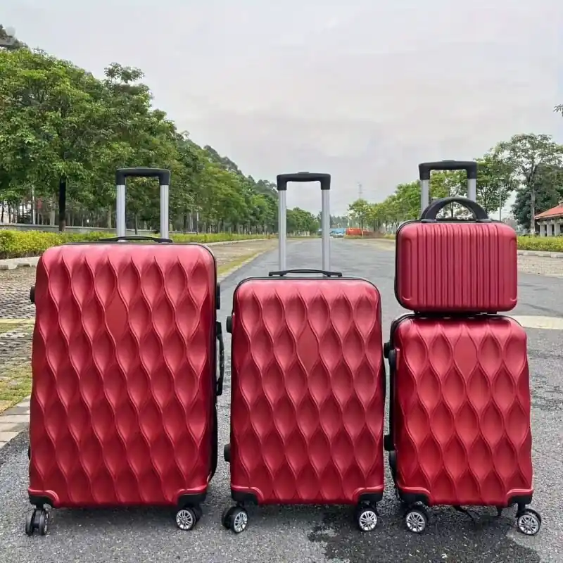 4piece Lightweight Hardside Spinner Luggage Set 1428 Inch Suitcases