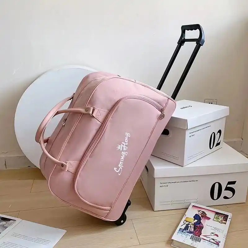 Large Lightweight Wheeled Travel Luggage Bag Short Distance Overnight