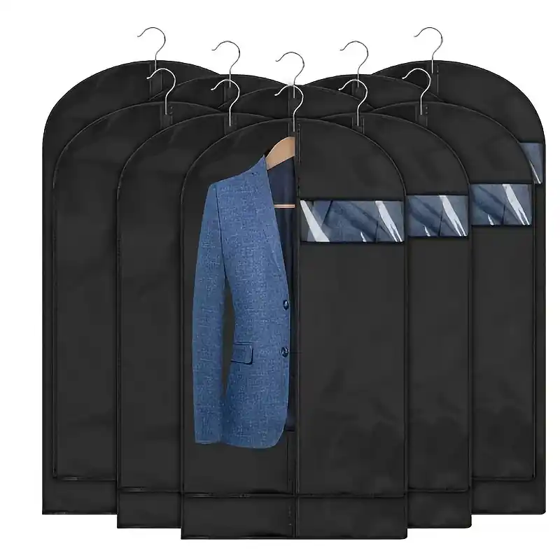 Portable Dustproof Garment Bags Suit Dress Coat Closet Storage