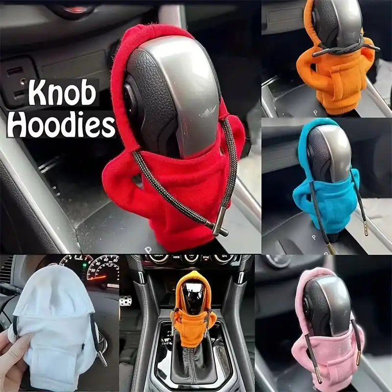 Stylish Car Gear Stick Hooded Cover Unique Car Interior Decor