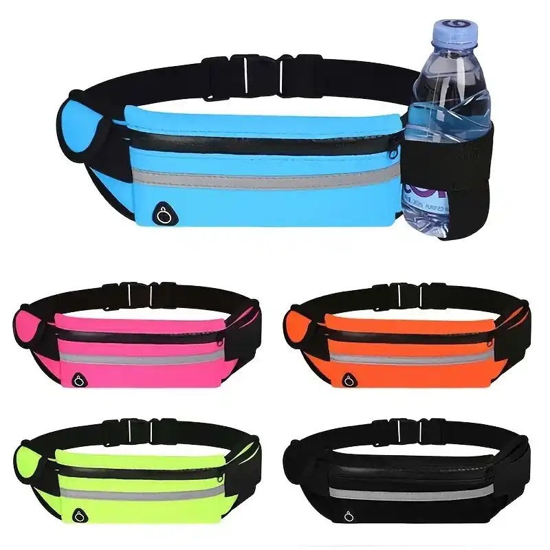 Unisex Hydration Running Belt With Phone Pocket Outdoor Sports Fanny Pack