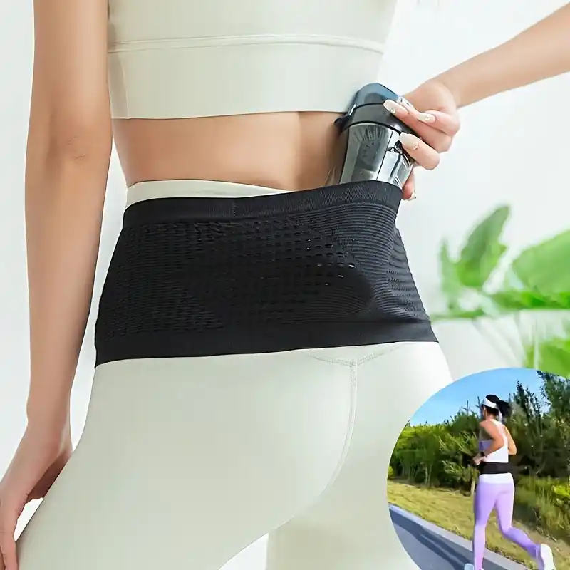 Unisex High Elasticity Waist Bag Breathable Multifunctional Fanny Pack For Sports