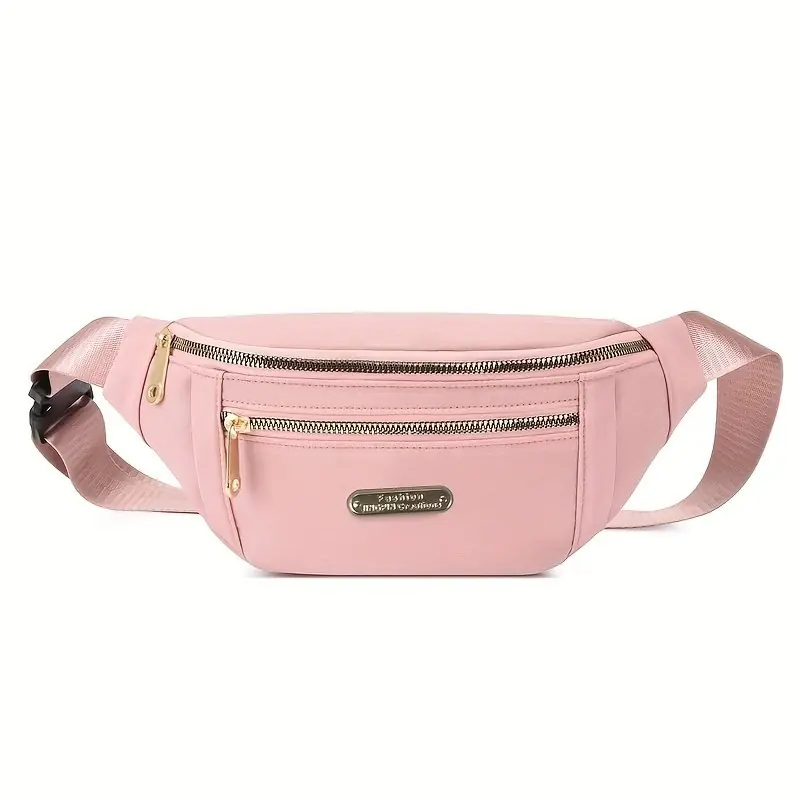 Womens Large Capacity Oxford Cloth Fanny Pack Waist Crossbody Chest Bag