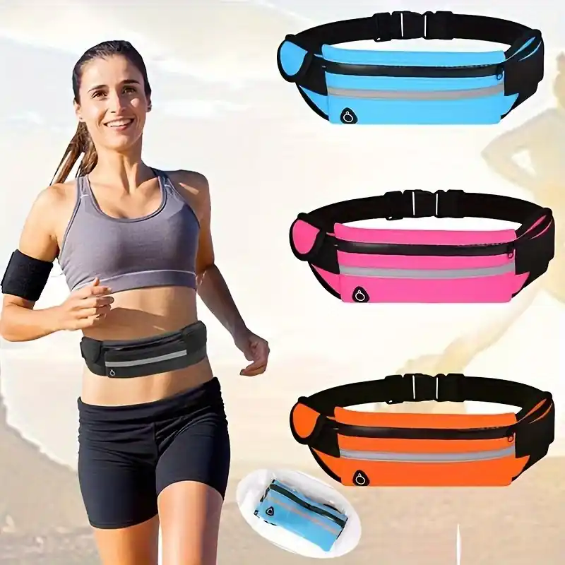 Ultralight Waterproof Sports Fanny Pack With Bottle Holder For Outdoor Adventures