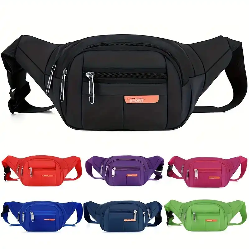 Unisex Waterproof Fanny Pack Travel Hiking Running Outdoor Sports Belt