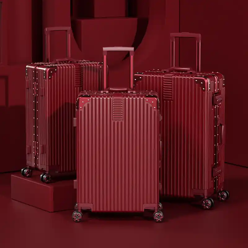 Durable Large Capacity Abspc Luggage With Universal Wheels And Password Lock