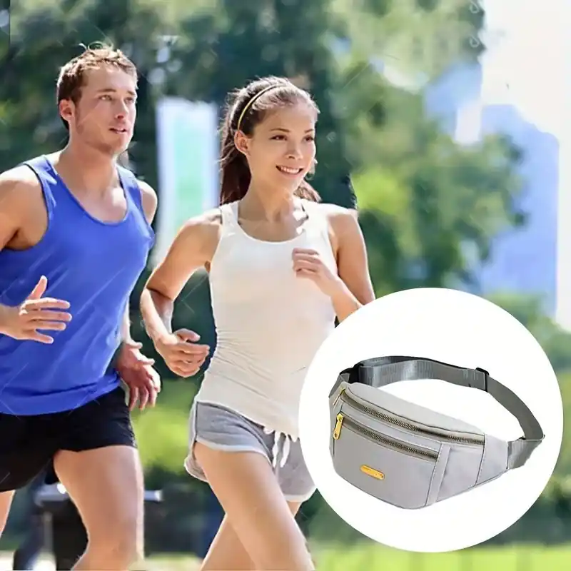 Womens Outdoor Sports Waist Bag Multilayer Fanny Pack For Hiking Travel