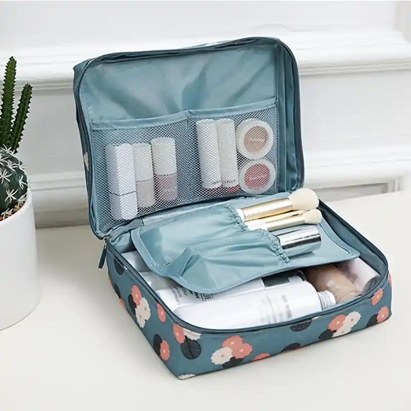 Womens Waterproof Travel Toiletry Bag Makeup Cosmetic Organizer Case