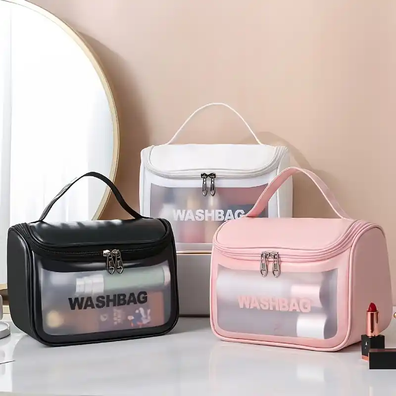 Waterresistant Toiletry Bag Stylish Travel Makeup Accessories Organizer