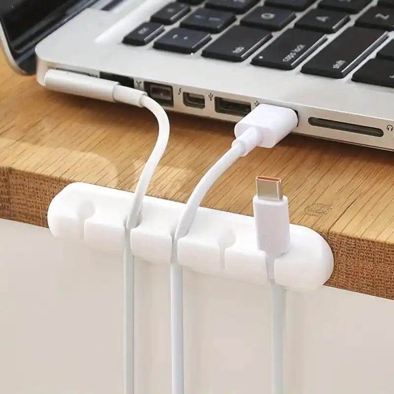 1pc Desktop Cable Organizer For Tidy Data Storage And Management