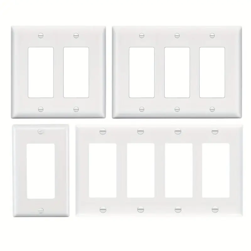 Unbreakable White Polycarbonate Wallplate For Gfci Light Switch 14 Gang