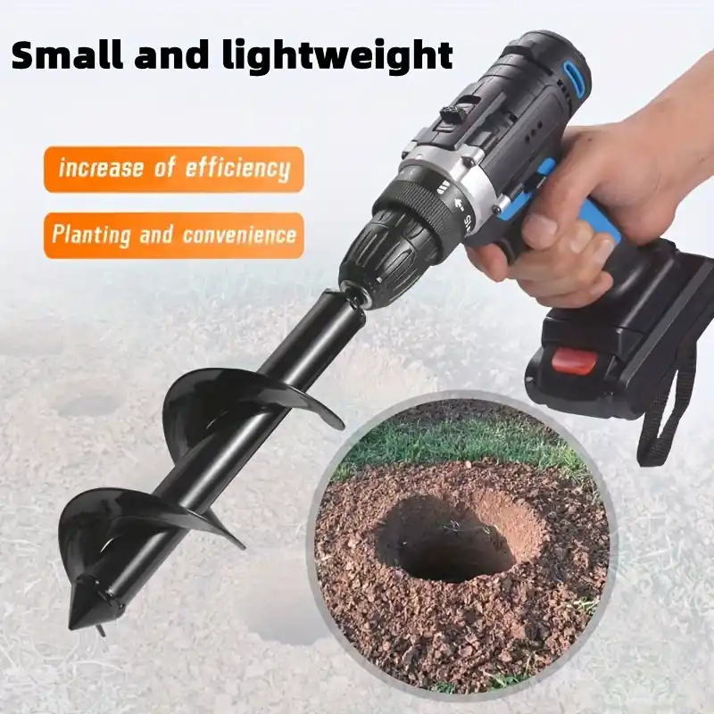 Heavyduty Garden Auger Drill Bit For Fast Planting 38 Hex Drive
