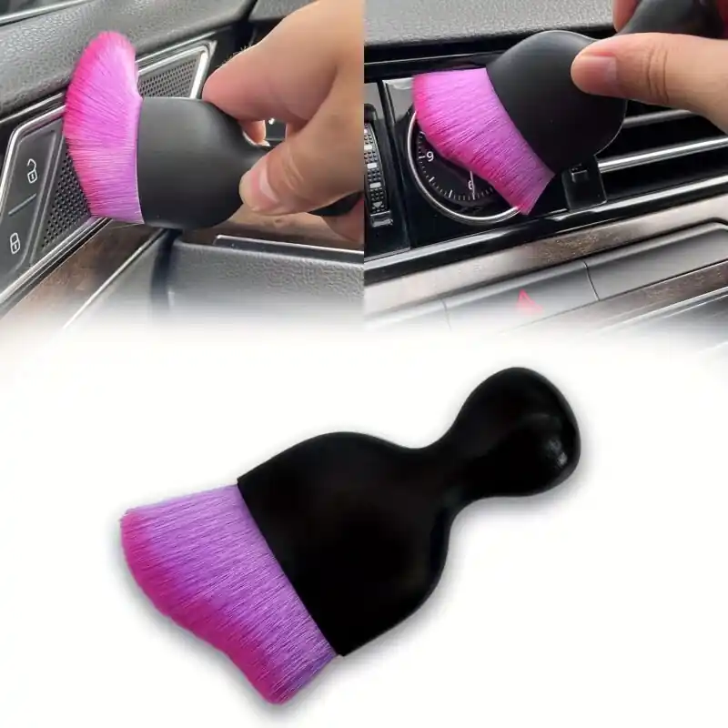 Soft Bristle Car Interior Detailing Brush For Air Vents Dust
