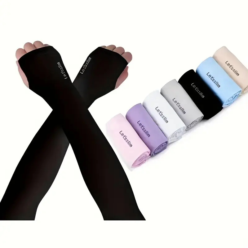 Uv Protection Cool Comfy Summer Arm Sleeve With Thumb Hole Graphic