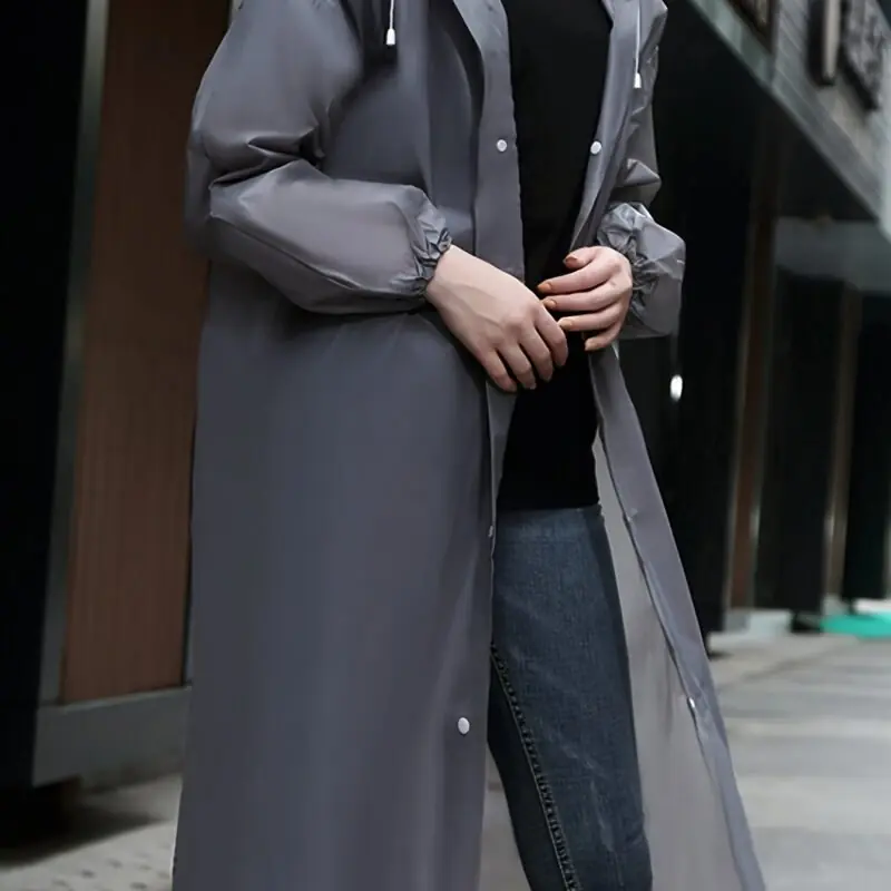 Ultradurable Eva Raincoat Waterproof Windproof Fullbody Protection For Cyclists