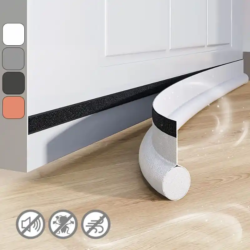 Energysaving Adjustable Door Seal Weatherproof Draft Noise Insect Blocker