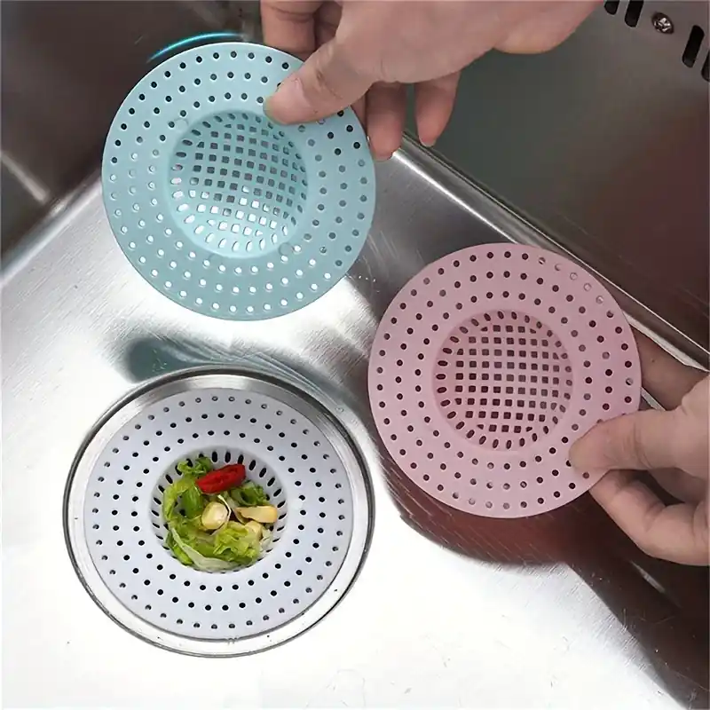 3pack Anticlog Sink Drain Filters Durable Pestblocking Mesh For Kitchenbathroom