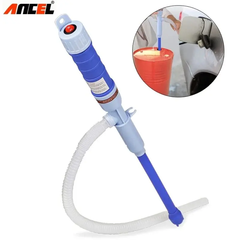 Ancel Batterypowered Liquid Pump Easy Fuel Water Oil Transfer Solution