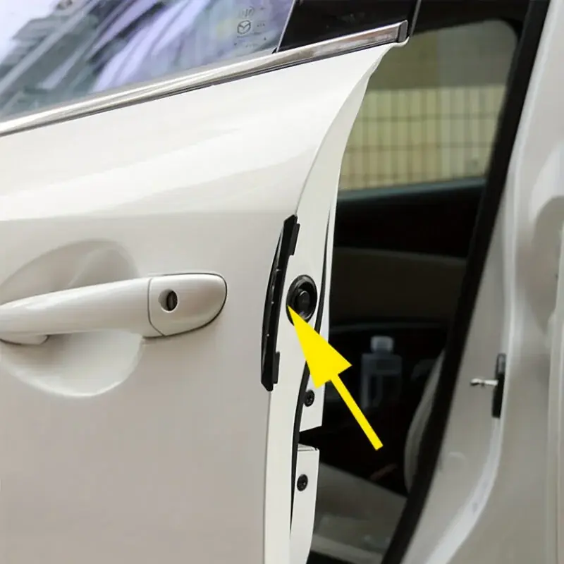 4pcs Car Door Edge Protector Guards Antiscratch Collision Stickers