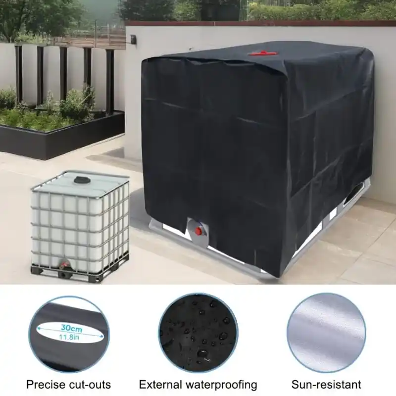Outdoor Ibc Water Tank Cover Dustproof Waterproof Heatinsulating Protection