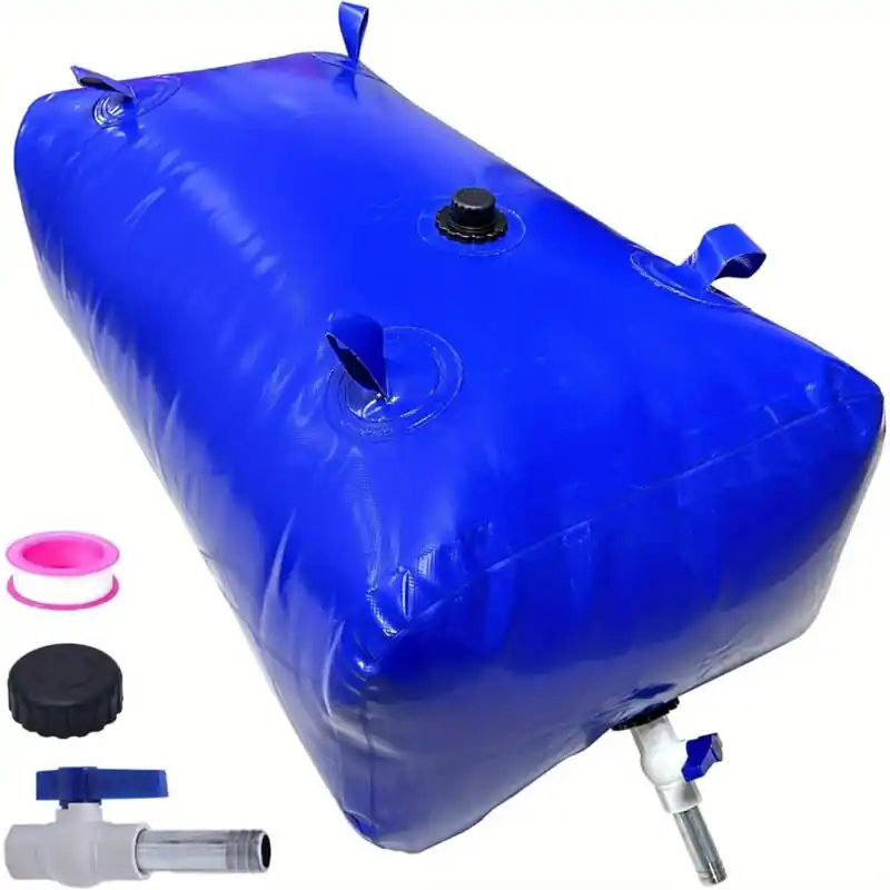 Blue Foldable Largecapacity Water Bladder For Rvs Emergencies Irrigation